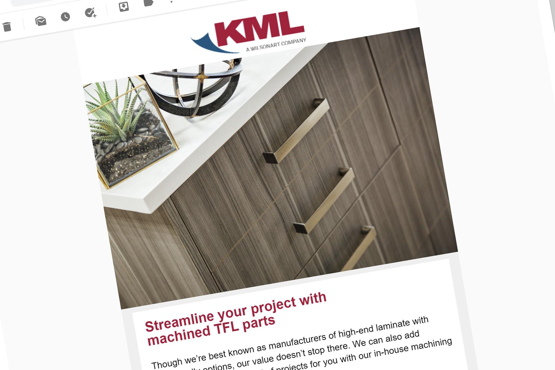 KML Designer Finishes marketing email