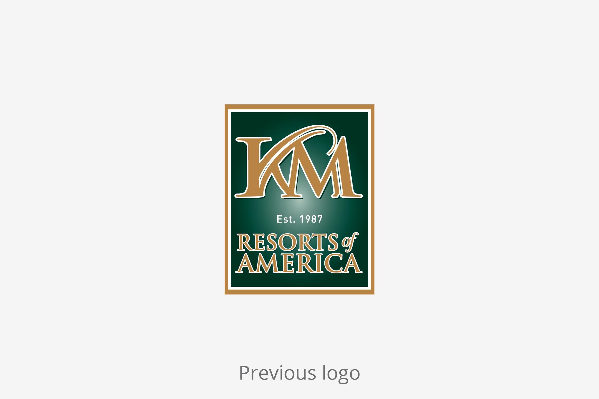 KM Resorts of America old logo