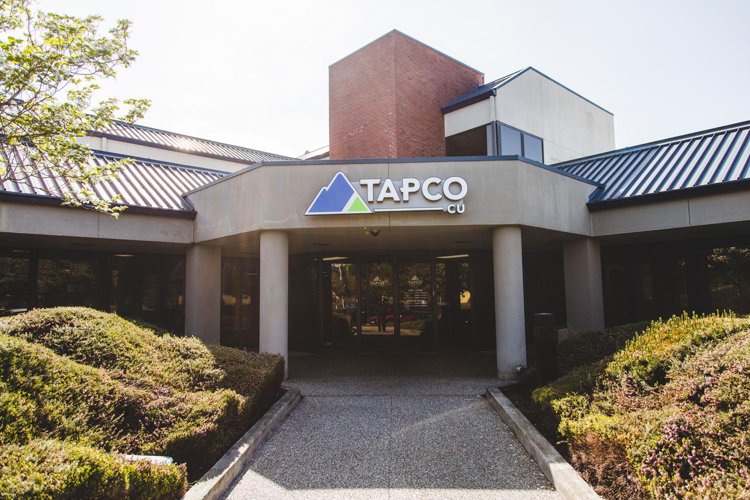 TAPCO Building sign